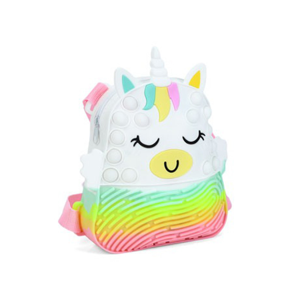 Дитяча сумочка-рюкзачок "Єдиноріг" 9882(White) розмір 20 см Вінниця - фото 1