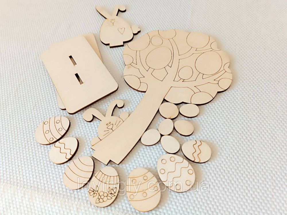 Пасхальный набор для детского творчества на 16 предметов 21*14*16см Ирпень - изображение 2