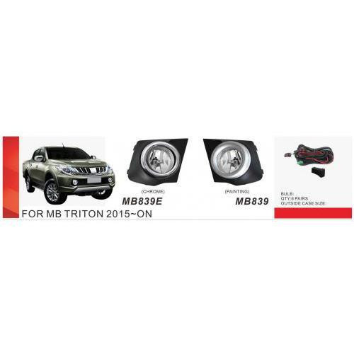 Дополнительные фары Mitsubishi Triton/L200 2015-2018 MB-839E H16 12V19W с электропроводкой Харьков - изображение 1