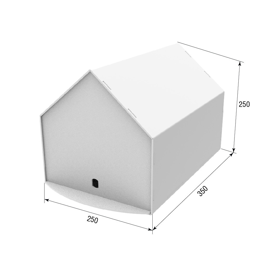 Ящик EKOSTAR для сбора денег белый 250х350х250 Киев - изображение 3