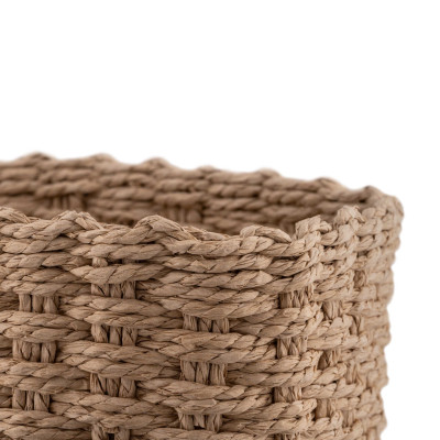 Кошик для зберігання Ardesto Prestigio Плетені Бежеві 3 шт. 3.3 / 2.2 / 1.4 л (ARHC2505BE) Вінниця - фото 7