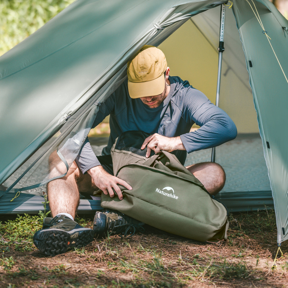 Стілець складаний ультралегкий Naturehike CNK2550JJ013 Yamami YL01, розмір L, алюміній, сірий Київ - фото 12