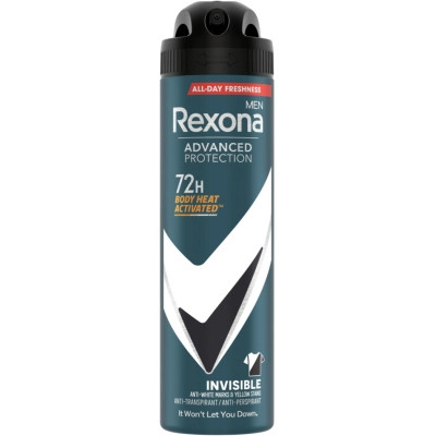 Антиперспирант Rexona Men Advanced Protection Invisible 72H 150 мл (8720181449871) Винница - изображение 1
