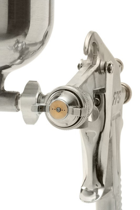 Фарбопульт пневматичний поворотний MASTERTOOL HP MINI ВАЛБ 400 мл Ø 1,5 мм круглий/плоский факел 70-130 л/хв 2,5-4,0 бар 80-8935 Коломыя - изображение 5