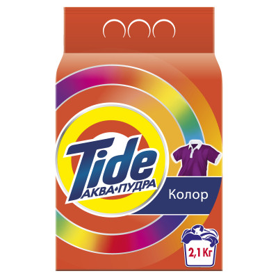 Стиральный порошок Tide Аква-Пудра Color 2.1 кг (8006540534274) Винница - изображение 1
