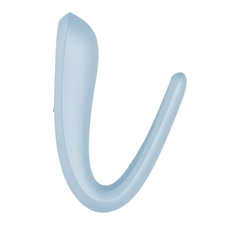 Вібратор для пар Satisfyer Double Classic Light Blue з одним моторчиком Львів - фото 3