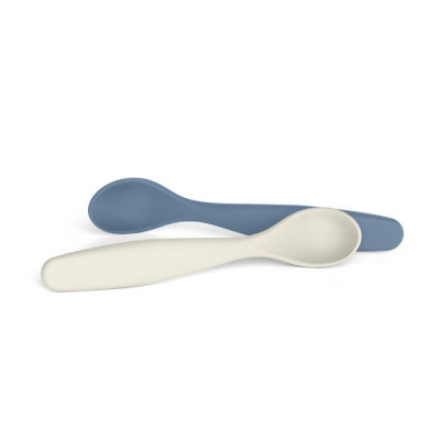 Набор детской посуды Suavinex Go natural, ложек, серо-голубой, 2 шт. (308048) Винница - изображение 1