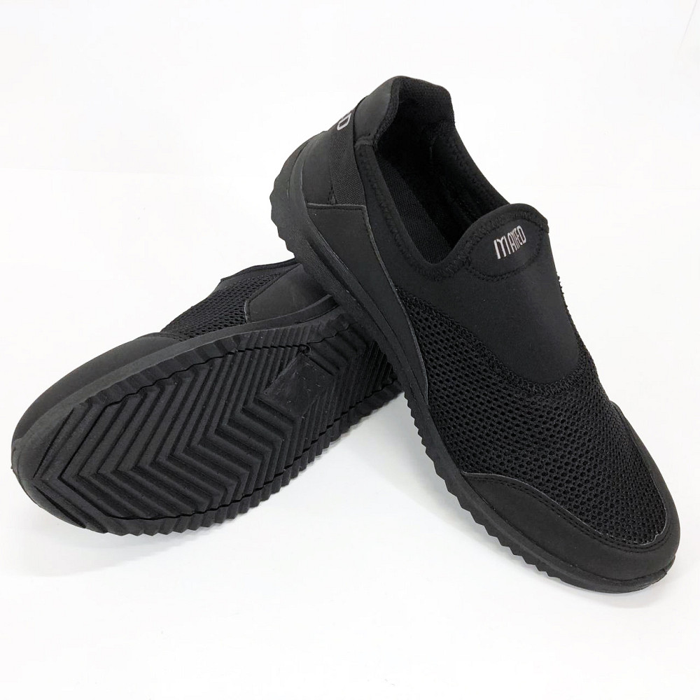 Чорні чоловічі кросівки літні, М'які кросівки з тканини чорні, Кросівки дихаючі Тонкі MQ-94 Львів - фото 7