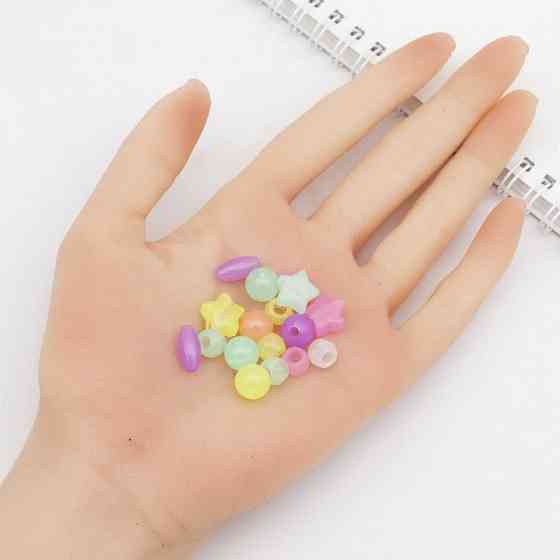 Декоративні намистинки для творчості Флуоресцентні Dom Busin УТ100031615 в упаковці 130 шт Вінниця