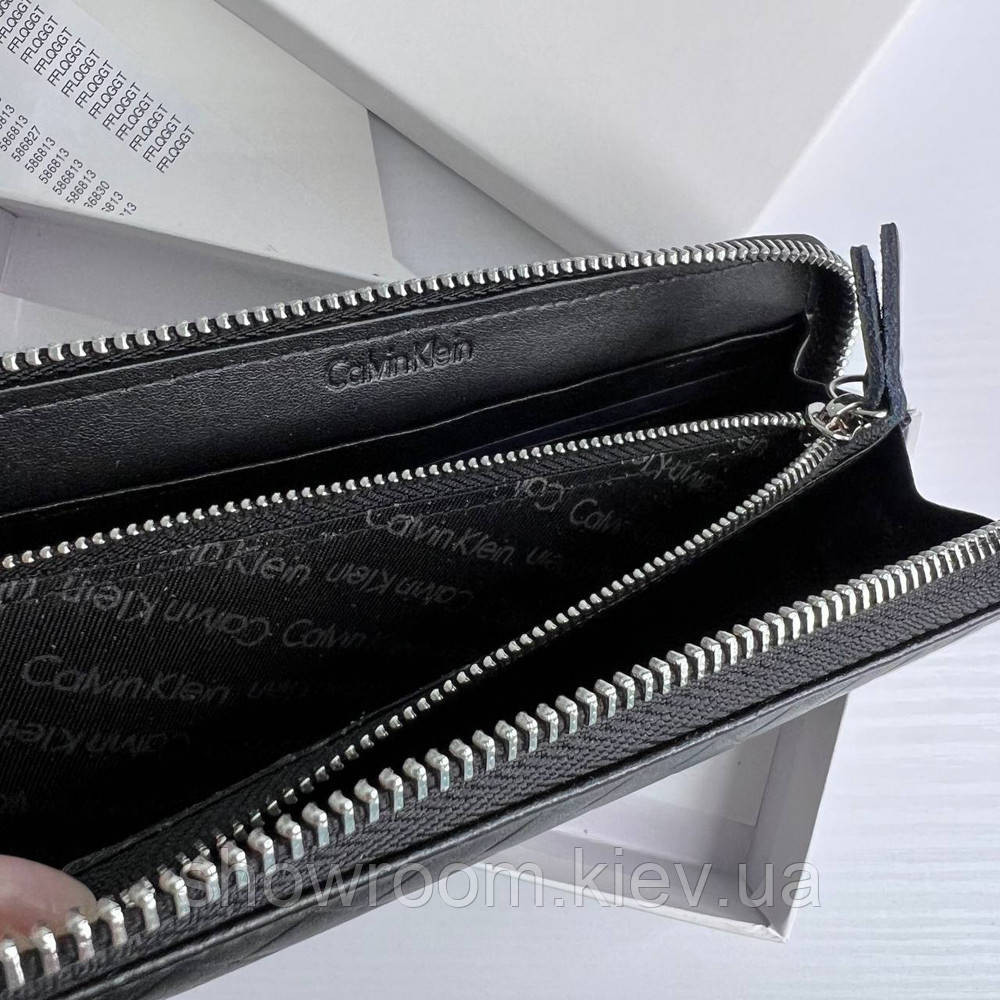 Мужской кожаный кошелек на молнии (1302-4) Киев - изображение 5