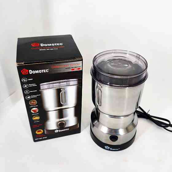 Електрична кавомолка Domotec MS 7114 200Вт ножова для кави та спецій ZW-78 Львів