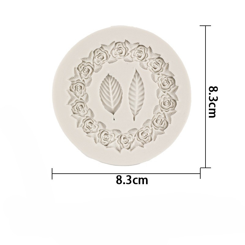 Молд силіконовий для квітів 83 мм сірий Київ - фото 2