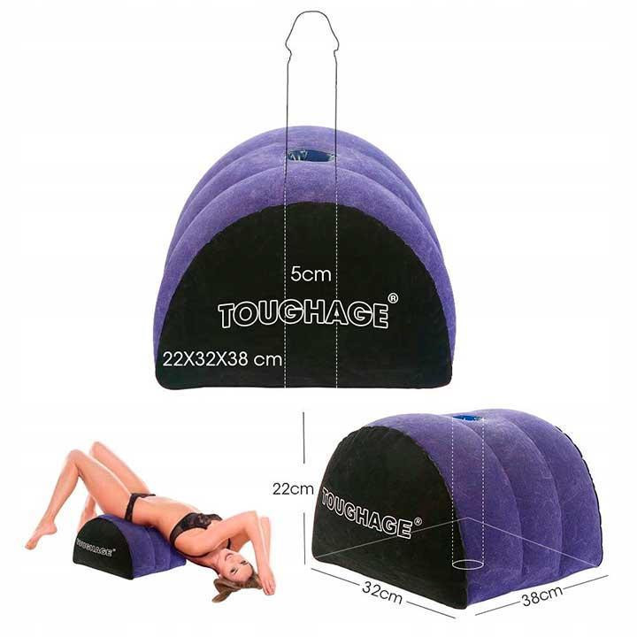 Надувная многофункциональная подушка для секса Urnight с отвестием для фаллоимитатора Винница - изображение 2