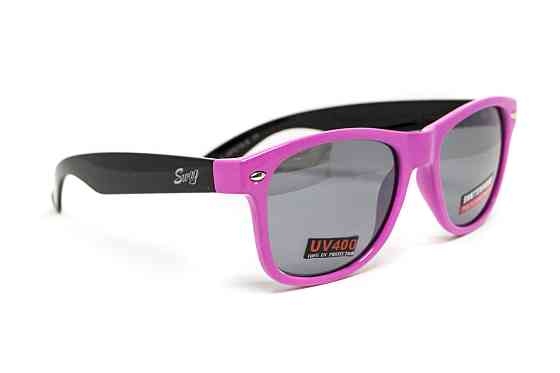Окуляри захисні відкриті Swag Hipster-B Pink (Flash mirror), дзеркальні cірі Запоріжжя