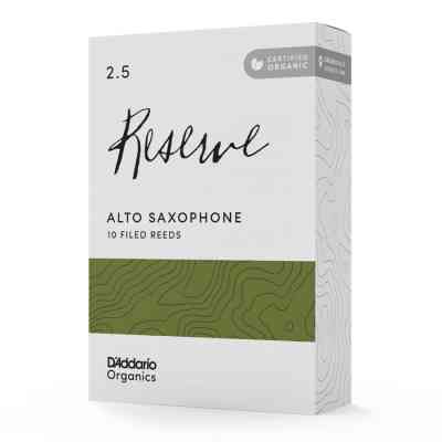 Тростина для саксофона D&apos;Addario Organic Reserve - Alto Sax #2.5 - 10 Box (ODJR1025) Вінниця