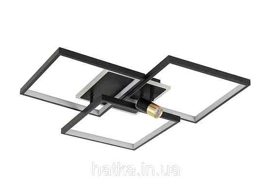 Світлодіодна люстра G 2740/3 BK+GD 151W Київ