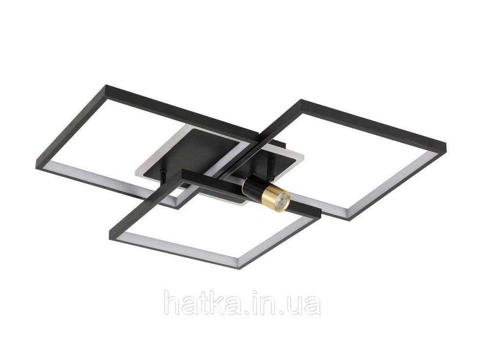 Світлодіодна люстра G 2740/3 BK+GD 151W Київ - фото 1