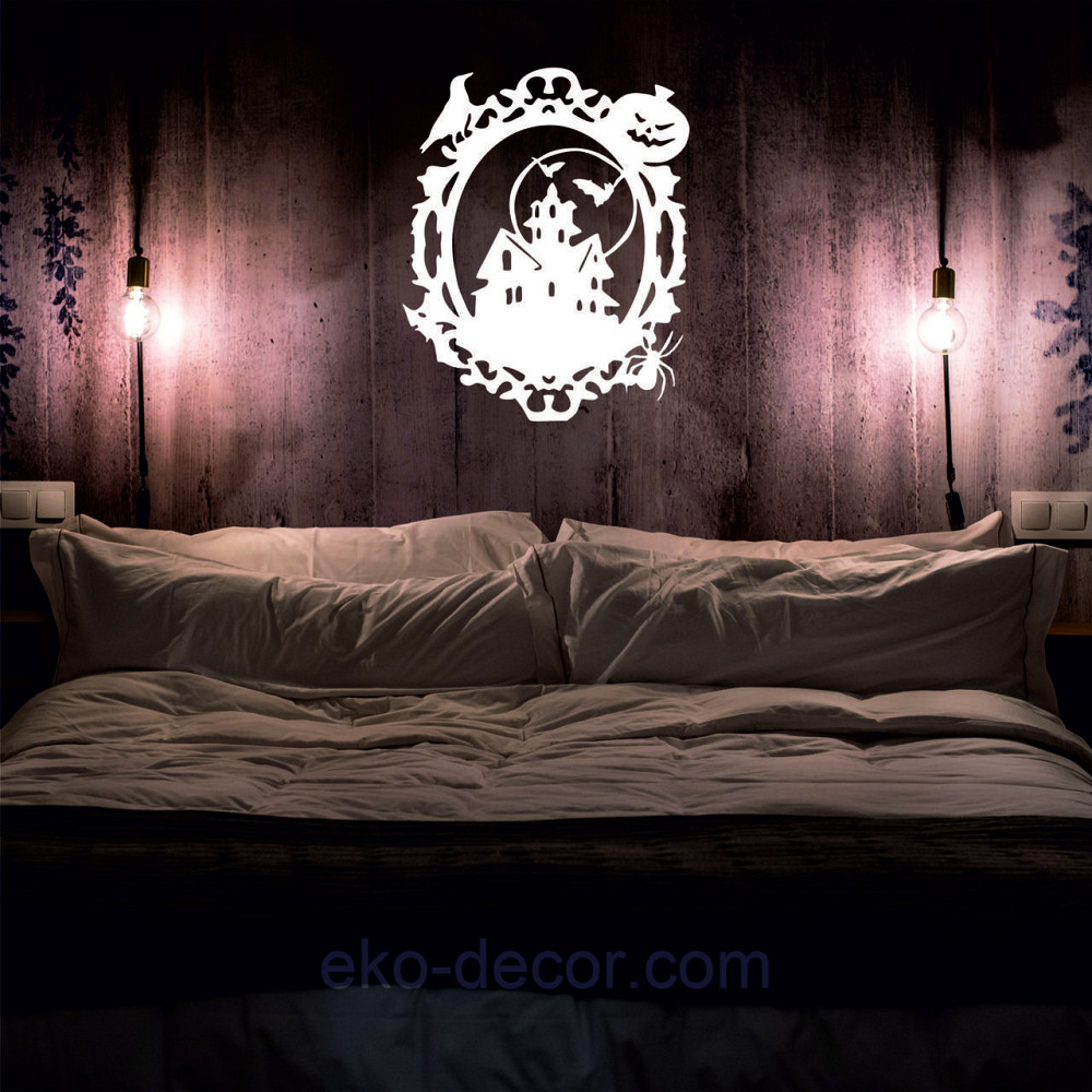 Декоративне настінне Панно «Замок», Декор на стіну 50*40 см, Білий Київ - фото 10