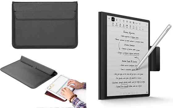Чехол-конверт VitoCase для HUAWEI MatePad Paper, с функцией подставки для книги Черный Киев