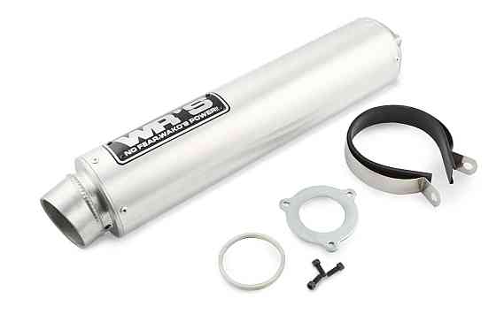 Глушник (тюнінг) 460*105mm (нержавіюча сталь, овал, хром, прямоток) Мукачево