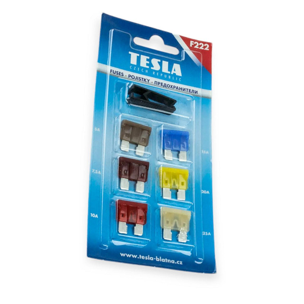Запобіжники Євро АТО (TESLA) блістер (6шт+щипц.) 2108 Мукачево - фото 1