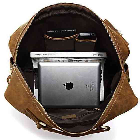 Сумка мужская Vintage 14051 в винтажном стиле Коричневая Киев