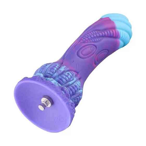 Фалоімітатор для секс-машин Hismith 7.48″ Silicone Dildo HSA140 Monster Series, система KlicLok Sex Aura Київ