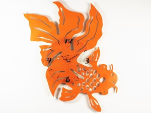 Часы настенные дерево Рыбка Киев - изображение 1