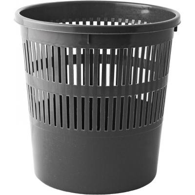 Корзина для бумаг Buromax JOBMAX, 8л, пластиковая, черная (BM.1920-01) Винница - изображение 1