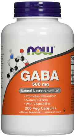Гамма-аміномасляна кислота NOW Foods Gaba 500 mg 200 caps Луцьк