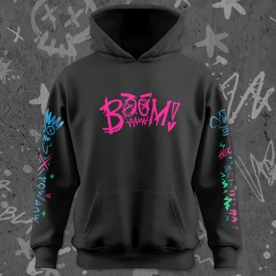 Худи мужское с принтом Arcane Малюнки Джинкс Размер 52 Anime1232 Днепр