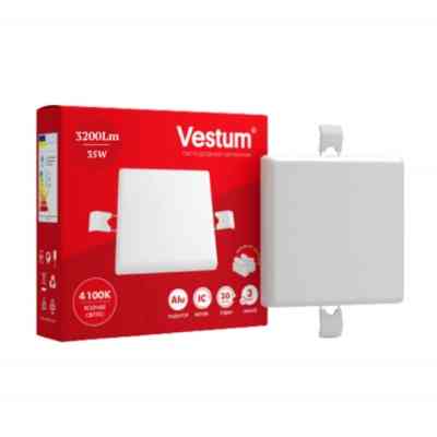 Світильник Vestum LED "без рамки" квадрат 35W 4100K (1-VS-5515) Вінниця