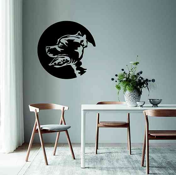 Декоративне настінне Панно «Стафф», Декор на стіну 90*90 см, Чорний Київ