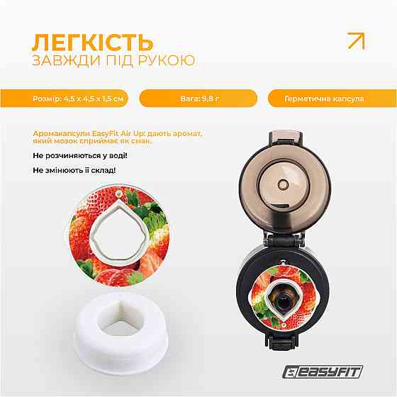 Капсула “Полуниця” для пляшки EasyFit Air Up Коломыя