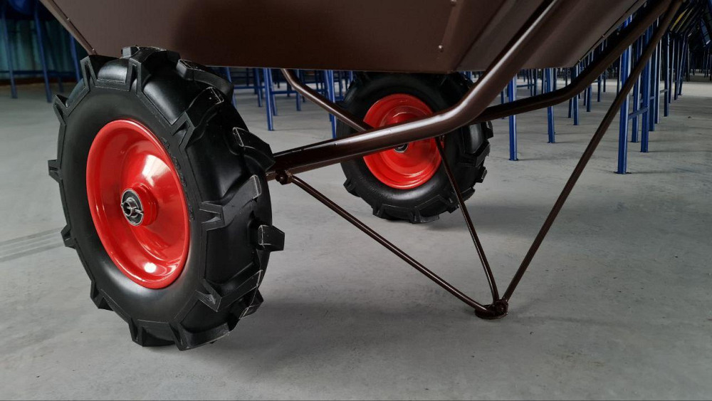 Тачка строительная Garden joys 200 Шоколад Тачка для груза Тачка для мусора Тачка для огорода Белая Церковь - изображение 5