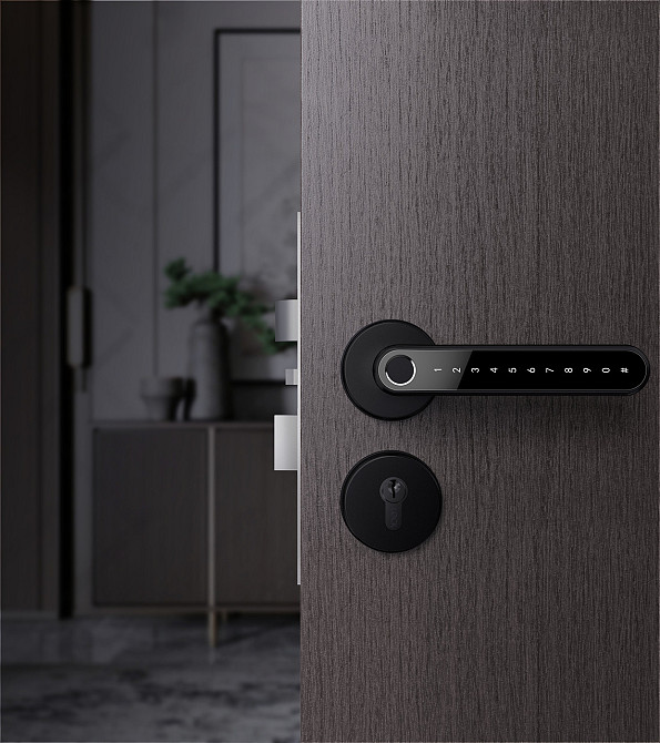 Розумний дверний біометричний замок SEVEN LOCK SL-7739BF Київ - фото 5