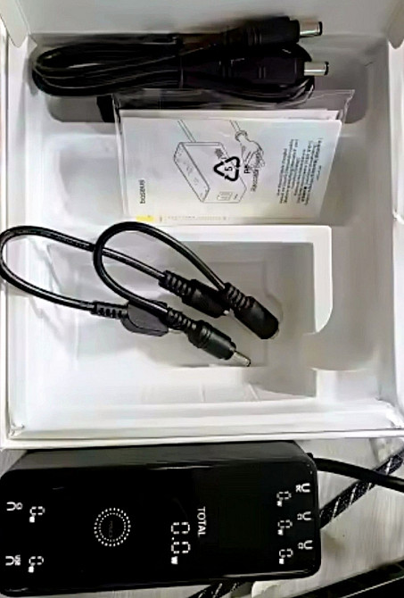 Зарядний пристрій Baseus 240 Вт DigitalGaN Desktop Fast Charger 3C+ Київ - фото 3