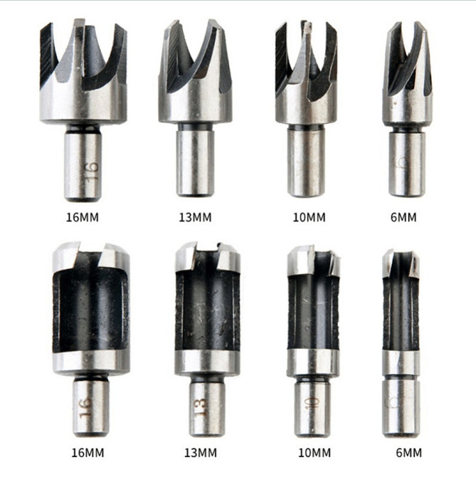 Набор пробковых фрез по дереву 8шт 6/10/13/16мм цилиндрические для изготовления заглушек и пробок Киев - изображение 1