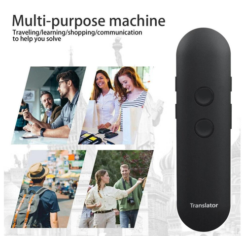 Голосовой электронный переводчик AI Translator T4 800мАч (Черный) Киев - изображение 8