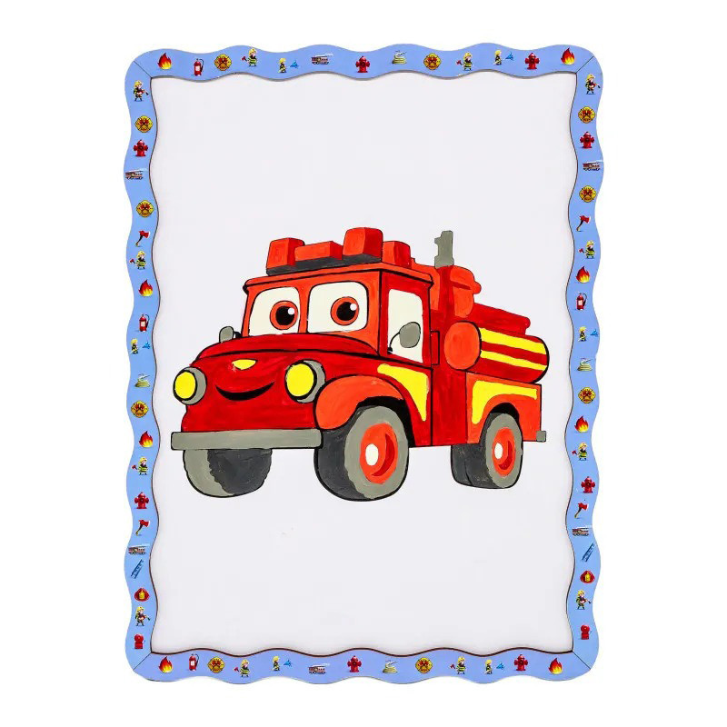 Дитячий набір для розпису по дереву "Пожежна машина" Puz-22954 формат А4 Вінниця - фото 1