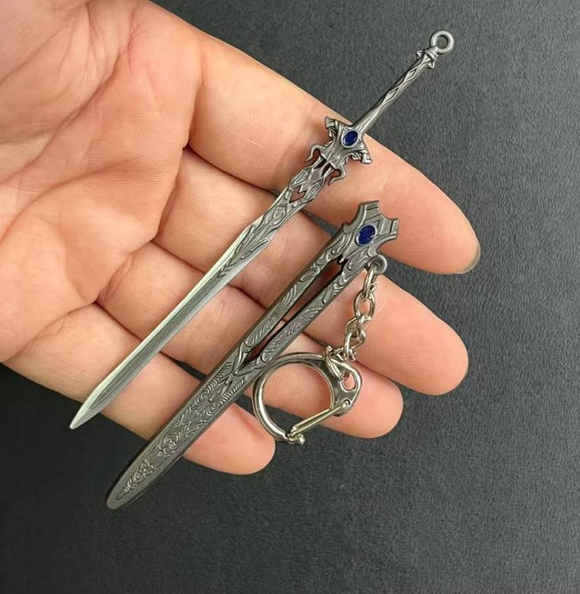 Меч-брелок із металу для колекції та декору Київ - фото 1