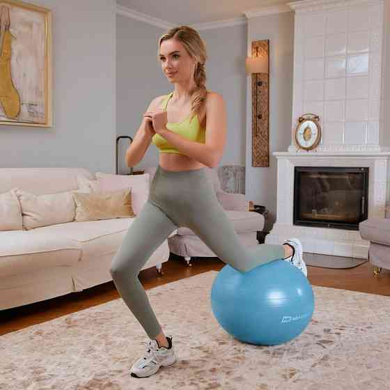 Фитбол Hop-Sport 45см голубой + насос Киев