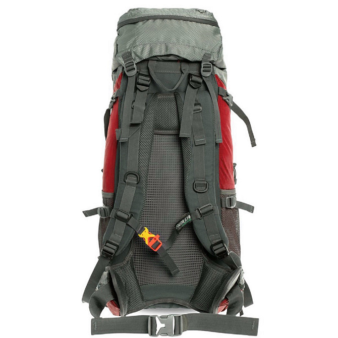 Рюкзак туристичний каркасний COLOR LIFE 172 60л нижній вхід бордовий Київ - фото 5