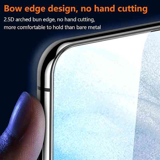 [2+2 шт.] Защитное стекло для экрана QUESPLE 2 шт для Samsung Galaxy S21 и 2 шт. защитных стекла для объектива камеры Днепр