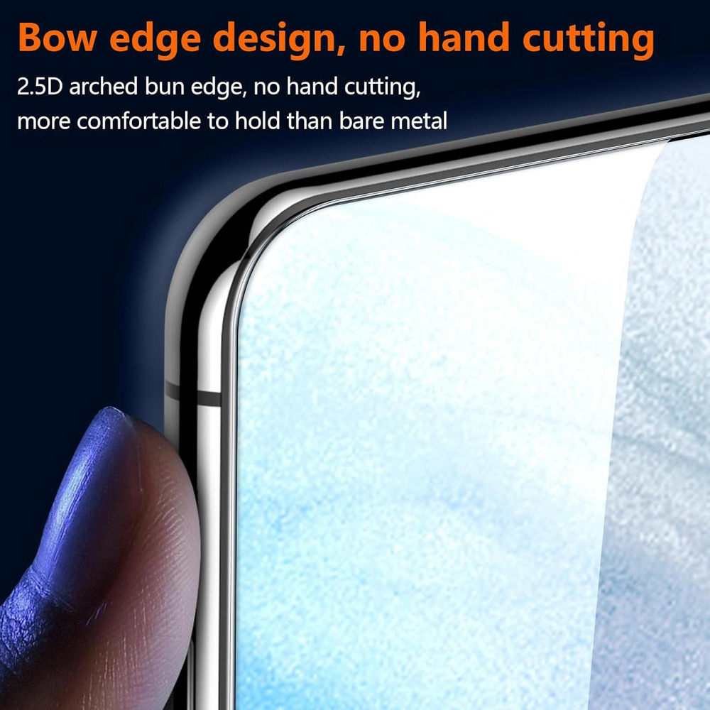 [2+2 шт.] Защитное стекло для экрана QUESPLE 2 шт для Samsung Galaxy S21 и 2 шт. защитных стекла для объектива камеры Днепр - изображение 4