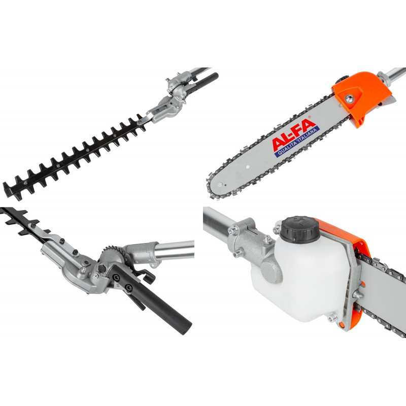 Універсальна бензокоса AL-FA 4в1 – диск, тример, пила, кущоріз, 52 см³ Львів - фото 9