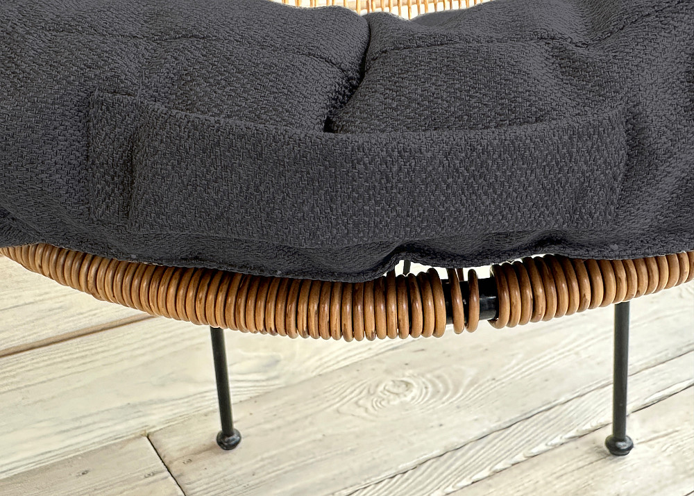 Подушка для стільців (50x50х8 см) Decorator Мальмо колір графітовий 84-137 Київ - фото 7