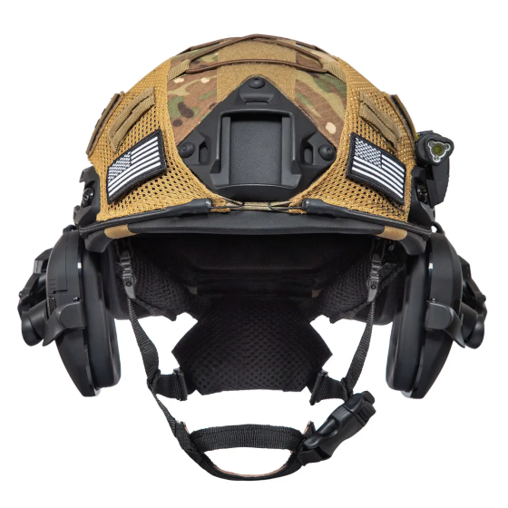 Шолом Fast Team Wendy Helmet NIJ IIIA + навушники Walkers Razor Slim + чебурашки + ліхтарик + кавер  Вінниця