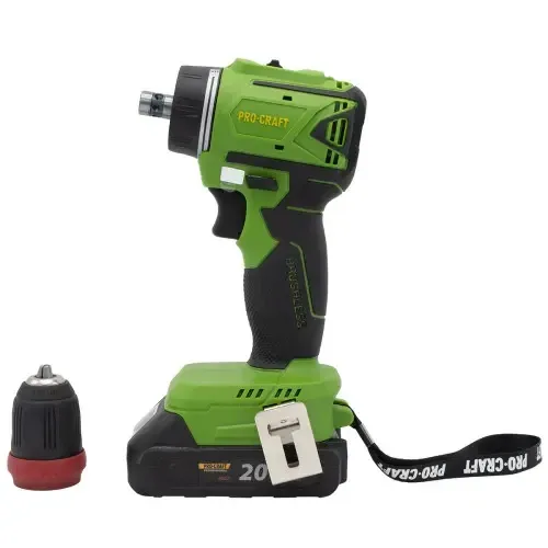 Акумуляторний шуруповерт Procraft PA18LiN DFR  з 1 акб та зп, шуруповерт безщітковий 2 А/год  у кейсі Львів - фото 7