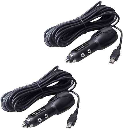 Автомобільний зарядний пристрій SDC8536 з кабелем mini‑USB для відеореєстратора 3м Луцьк